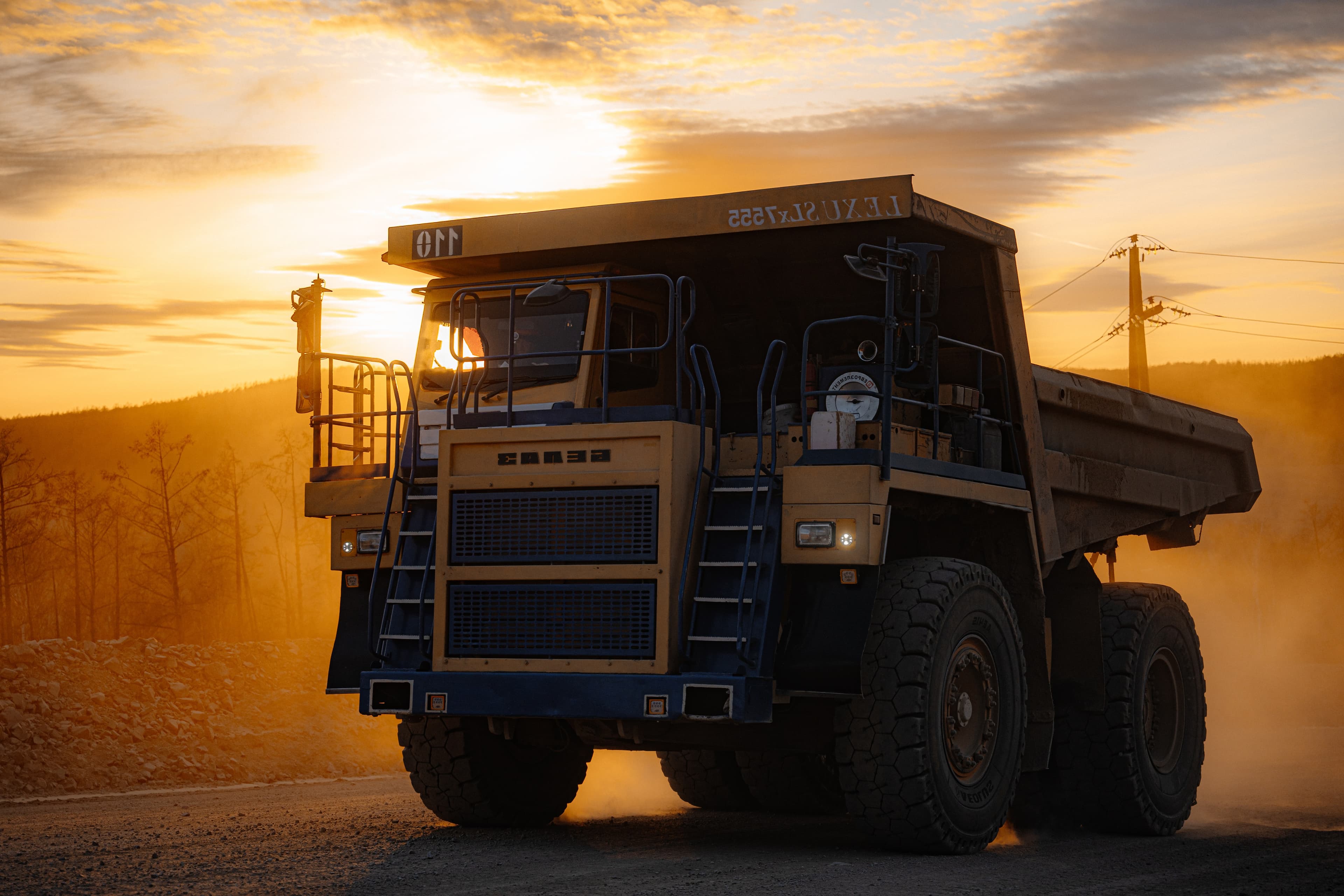 БелАЗ на карьере